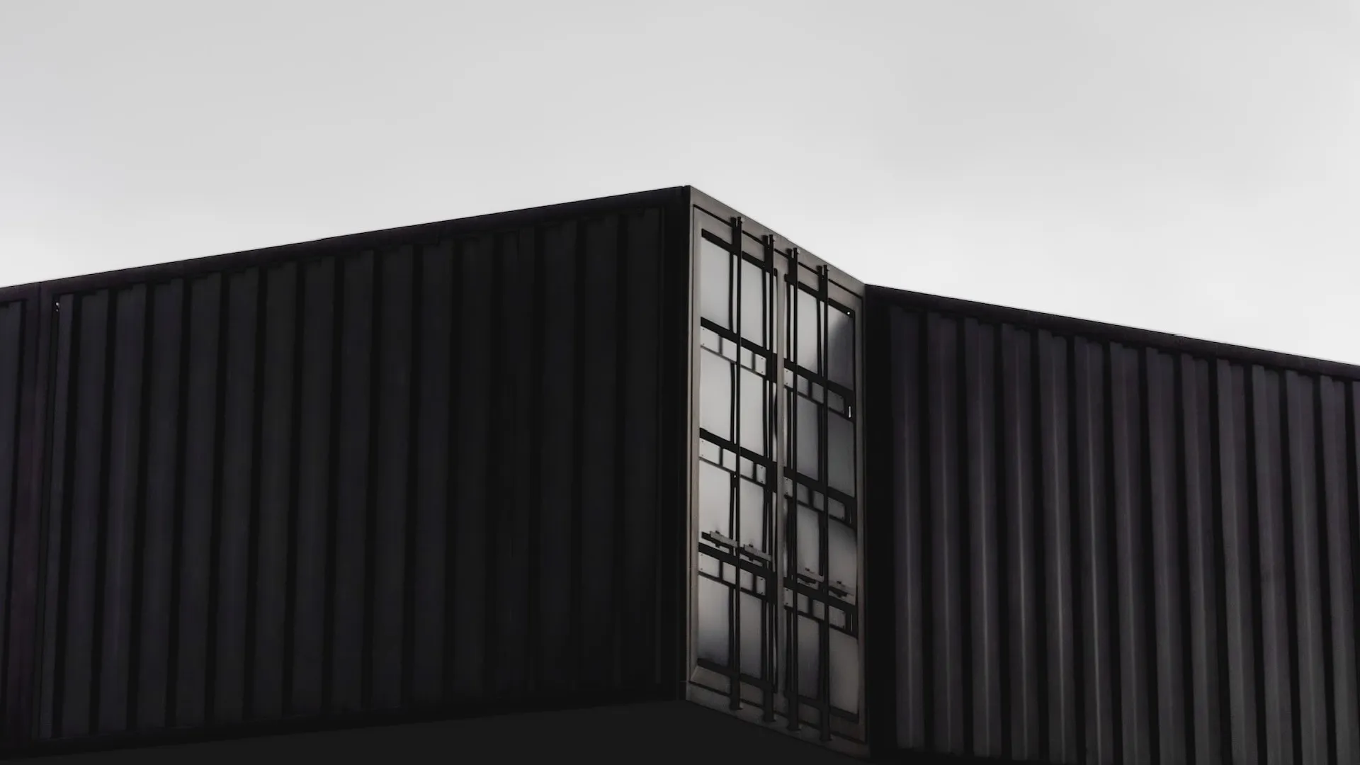 Dark shipping containers