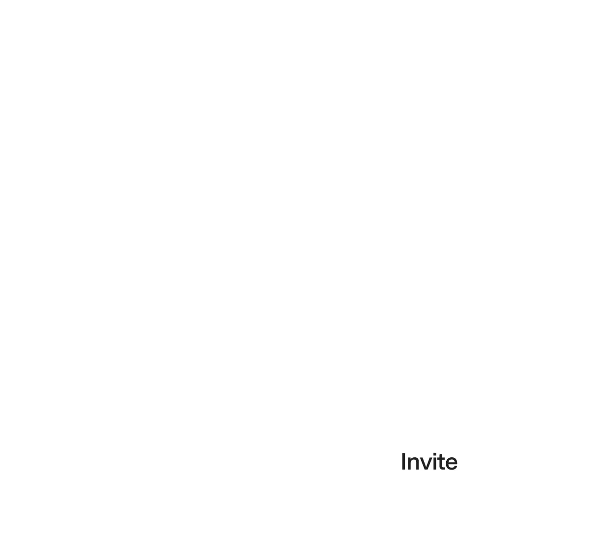 Invite modal